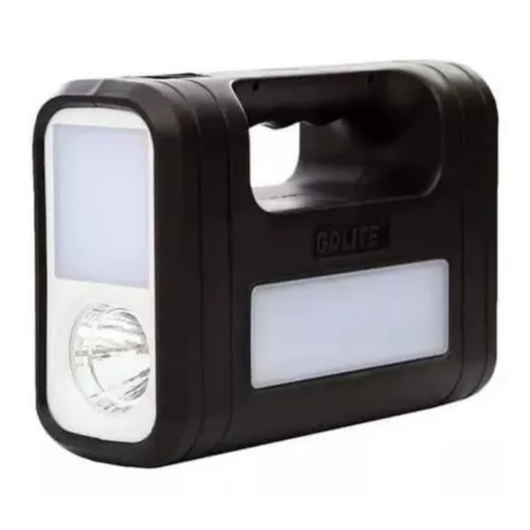 Panel Solar Lámpara Con Batería 3 B 8017